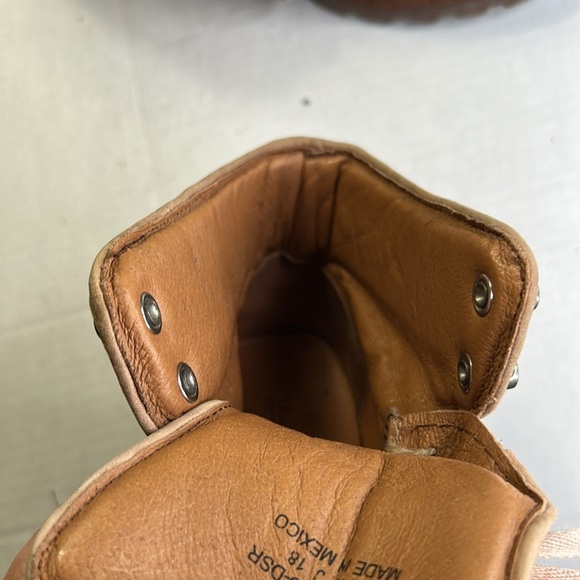 FRYE WOMENS TART PINK BOOTS GENUINE LEATHER ALTA HICKER BOOT IN DUSTY ROSE 9B - Picture 14 of 14